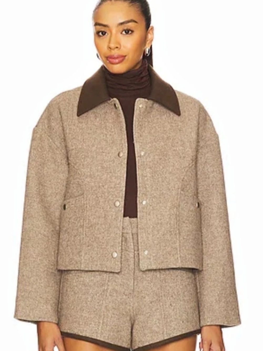 INGRID JACKET IN BROWN